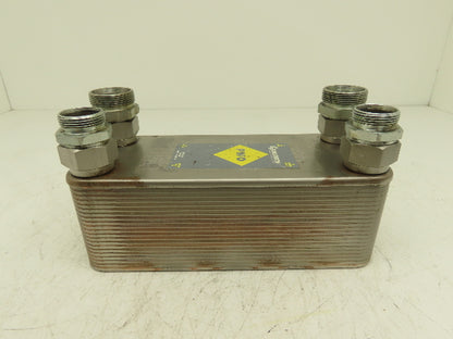 B10THX40/1P-SC-S Brazed Plate Heat Exchanger Oil & Water 31 Bar Max