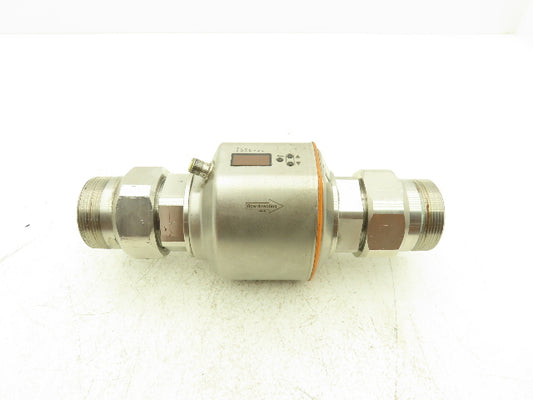 IFM SM2004 Magnetic Flow Meter Digital Display Sensor 2" NPT SS