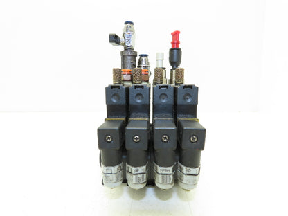 Festo CPE18-M1H-5L-1/4 Pneumatic Air 4-Valve Manifold Assembly 24VDC 145PSI