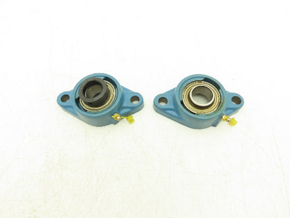 SKF FYT 1FM Flange Bearing 1" Bore Lot Of 2  (1) Bearing Missing Locking Collar