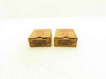 SKF FYT 1FM Flange Bearing 1" Bore Lot Of 2  (1) Bearing Missing Locking Collar