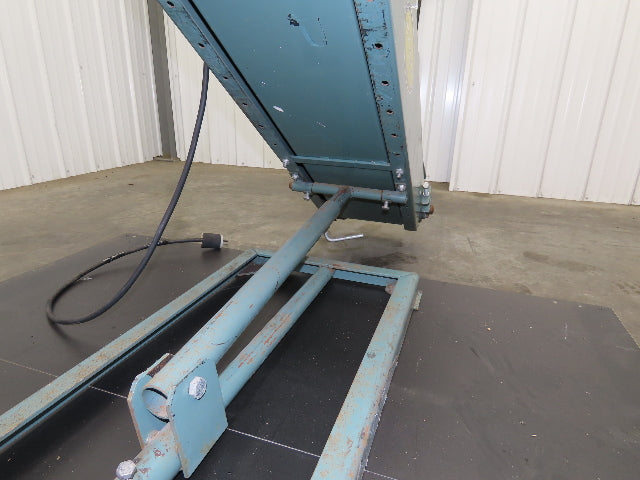 Hytrol 12"x 84"L Portable Incline Parts Conveyor 8" Cleated Belt 115/230V 23FPM