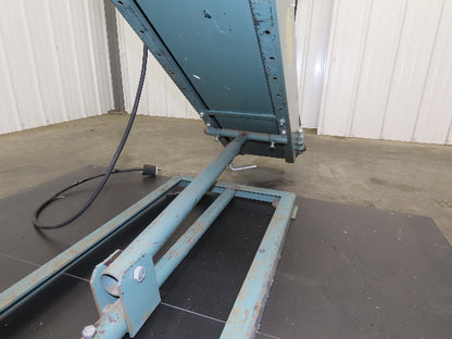 Hytrol 12"x 84"L Portable Incline Parts Conveyor 8" Cleated Belt 115/230V 23FPM
