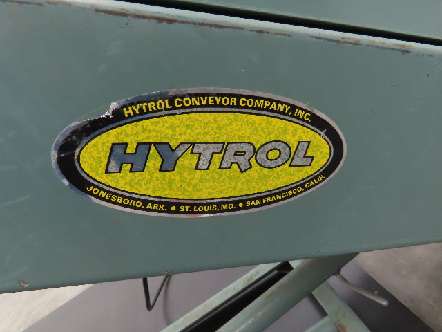 Hytrol 12"x 84"L Portable Incline Parts Conveyor 8" Cleated Belt 115/230V 23FPM