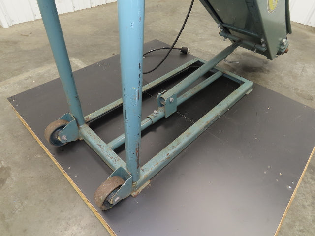 Hytrol 12"x 84"L Portable Incline Parts Conveyor 8" Cleated Belt 115/230V 23FPM