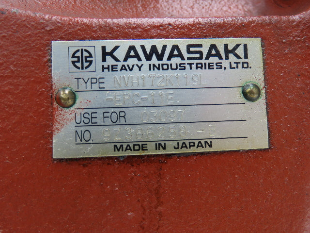 Kawasaki KPM NVH172K119L-EPC-11E Hydraulic Variable Piston Pump 80gpm 5000psi