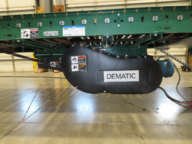 Dematic 42"x 60' Accumulating Roller Conveyor Belt Drive 40"BF 230/460V 170FPM