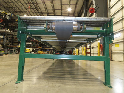 Dematic 42"x 60' Accumulating Roller Conveyor Belt Drive 40"BF 230/460V 170FPM