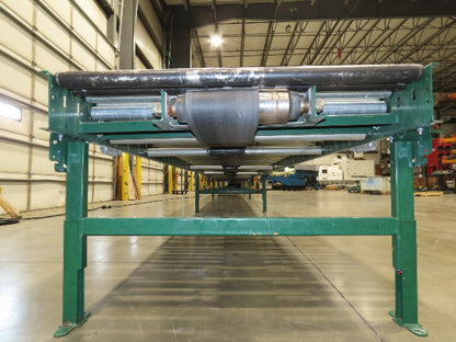 Dematic 42"x 60' Accumulating Roller Conveyor Belt Drive 40"BF 230/460V 170FPM