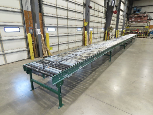 Dematic 42"x 60' Accumulating Roller Conveyor Belt Drive 40"BF 230/460V 170FPM