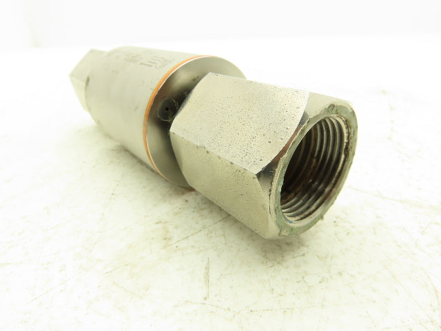 IFM SM8004 Magnetic Flow Meter Digital Display Sensor 100L/m 1" NPT SS