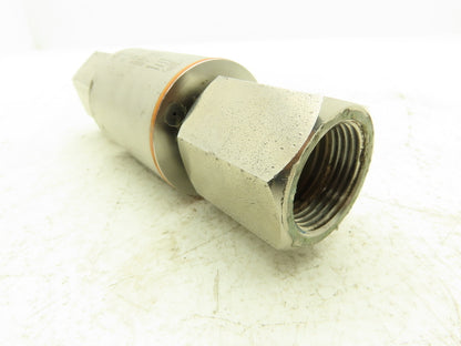 IFM SM8004 Magnetic Flow Meter Digital Display Sensor 100L/m 1" NPT SS