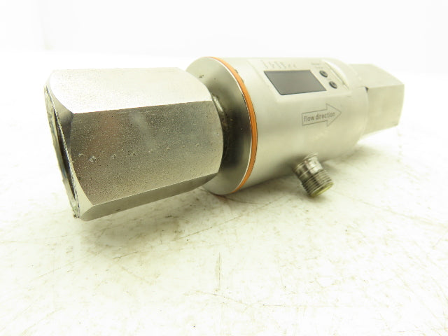 IFM SM8004 Magnetic Flow Meter Digital Display Sensor 100L/m 1" NPT SS