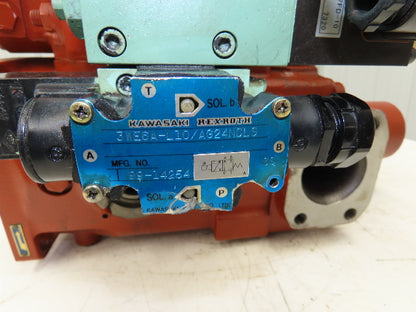Kawasaki KPM NVH172K119L-EPC-11E Hydraulic Variable Piston Pump 80gpm 5000psi
