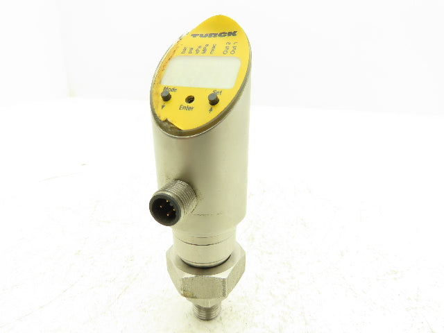 Turck PS010V-503-LI2UPN8X-H1141 Pressure Sensor 145PSI Digital Display 4 Pin M12