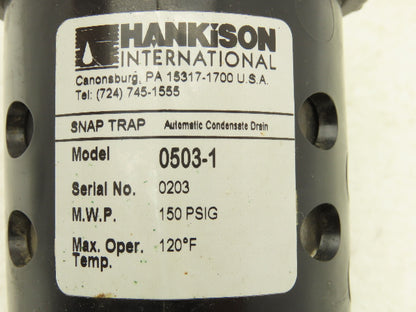 Thermal Transfer S-200-M Compressed Air Filter Water Separator 1"NPT 250psi