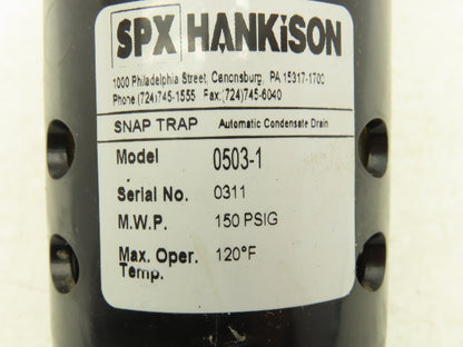 Thermal Transfer S-200-M Compressed Air Filter Water Separator 1"NPT 250psi