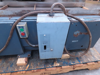 Elmatco Electromatic A1-10VB45-4 Demagnetizer Belt Conveyor 460V 1PH 36A 12"x44"
