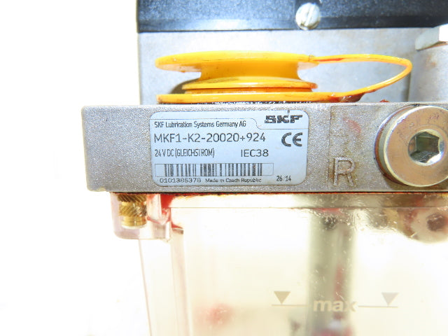 SKF MKF1-K2-20020+924 Automatic Lubricator Oil Pump Oiler 1.8 L 0.1 L/min 24VDC