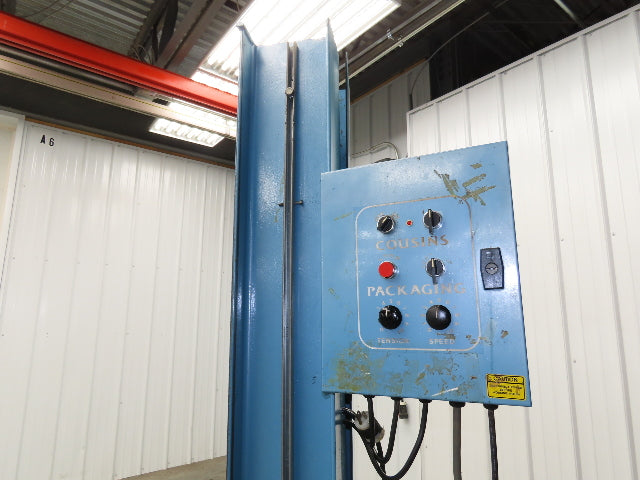 Cousins LP2100 Rotary Pallet Stretch Wrapper Shrink Wrap Machine 120V 1Ph