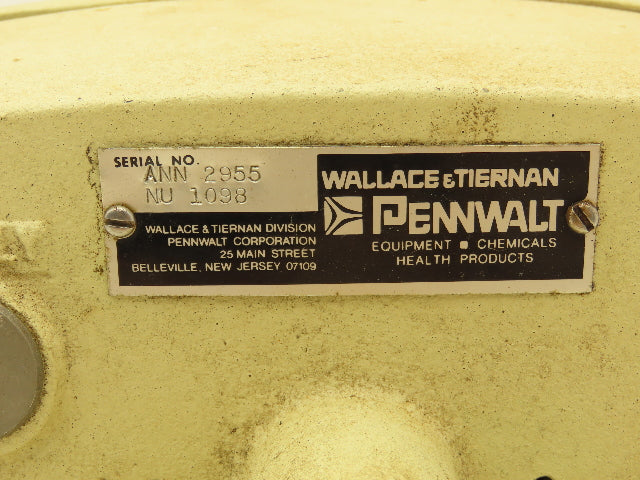 Wallace & Tiernan 522LM22032XKIF406SX Flow Meter Dial Transmitter 50 GPM Gal/Min