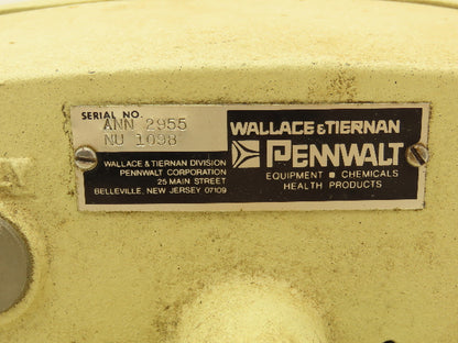 Wallace & Tiernan 522LM22032XKIF406SX Flow Meter Dial Transmitter 50 GPM Gal/Min