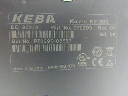 Keba DO 272/A Kemro Digital Output Card 14 Point 24V