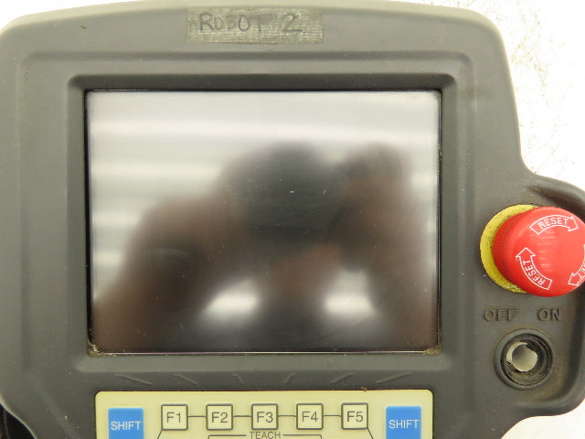 Fanuc A05B-2490-C171 Welding Robot Teach Pendant With E-Stop MHE2 *See Photos