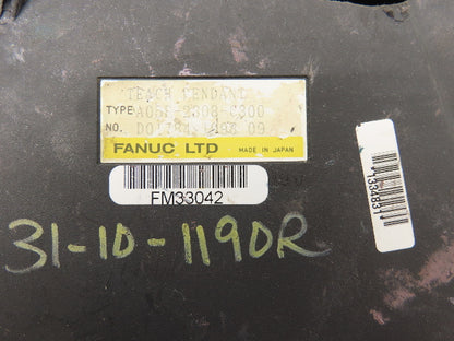 Fanuc A05B-2308-C300 Robot Teach Pendant Keypad With 30' Cable W/E-stop *Photos