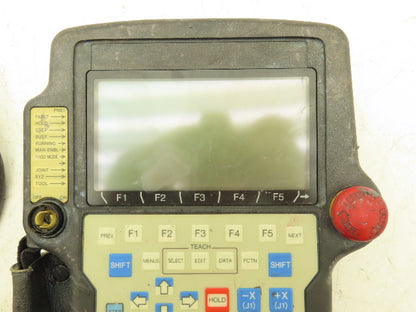 Fanuc A05B-2308-C300 Robot Teach Pendant Keypad With 30' Cable W/E-stop *Photos