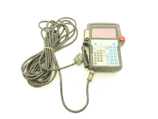 Fanuc A05B-2308-C300 Robot Teach Pendant Keypad With 30' Cable W/E-stop *Photos