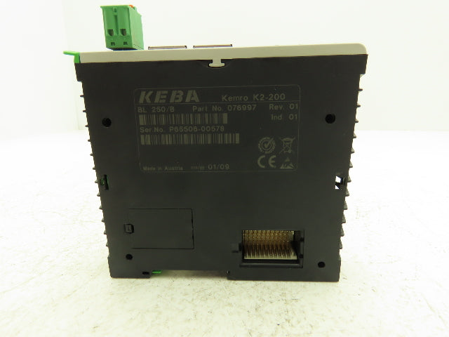 Keba BL 250/B Kemro K2-200 Controller Module 24V DC /1.5W Rev. 01 Ind. 01