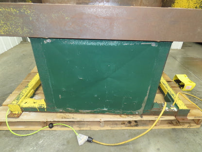 Southworth ZTU-2 Pan Style Container Tilter Lift Table Tipper 2000lbs 85° 50x50"