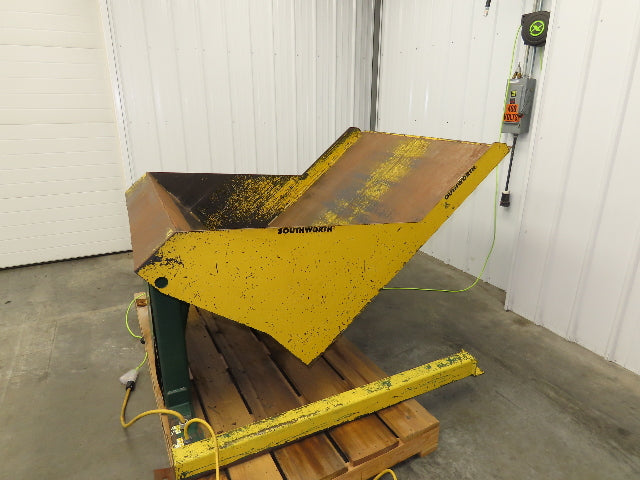Southworth ZTU-2 Pan Style Container Tilter Lift Table Tipper 2000lbs 85° 50x50"