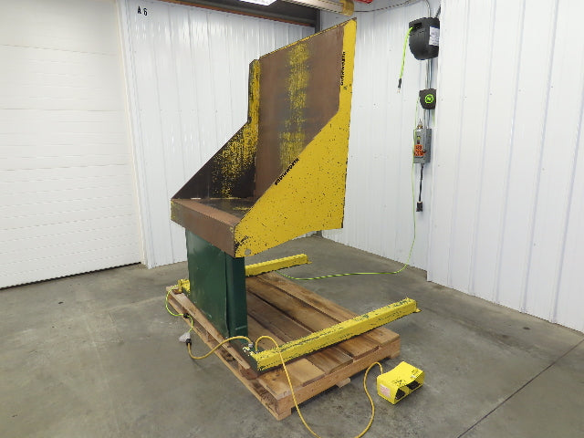 Southworth ZTU-2 Pan Style Container Tilter Lift Table Tipper 2000lbs 85° 50x50"
