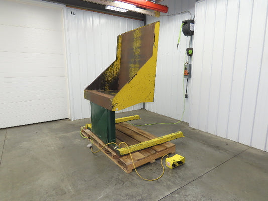 Southworth ZTU-2 Pan Style Container Tilter Lift Table Tipper 2000lbs 85° 50x50"