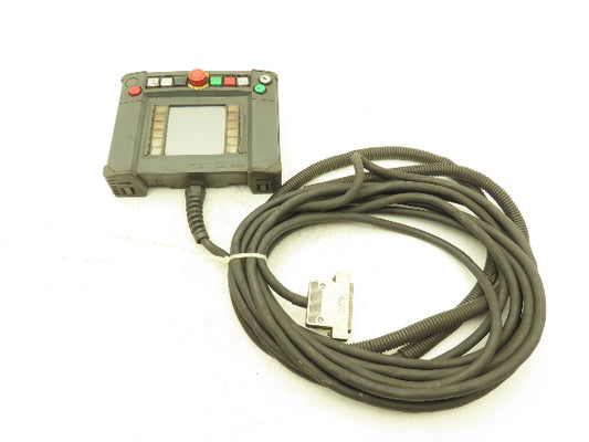 Idec HG2R-SS62BH-MK1260 Robot Teach Pendant Display With E-Stop & Cord *Photos