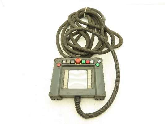 Idec HG2R-SS62BH-MK1260 Robot Teach Pendant Display With E-Stop & Cord *Photos