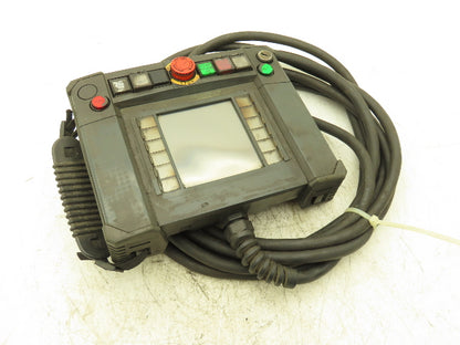 Idec HG2R-SS62BH-MK1260 Robot Teach Pendant Display With E-Stop & Cord *Photos
