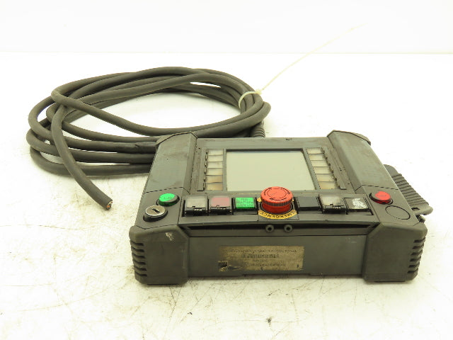Idec HG2R-SS62BH-MK1260 Robot Teach Pendant Display With E-Stop & Cord *Photos