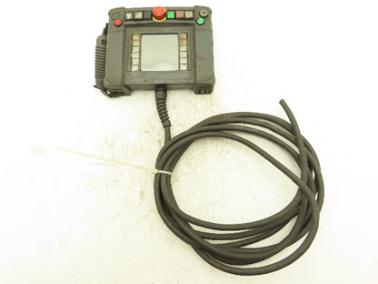 Idec HG2R-SS62BH-MK1260 Robot Teach Pendant Display With E-Stop & Cord *Photos