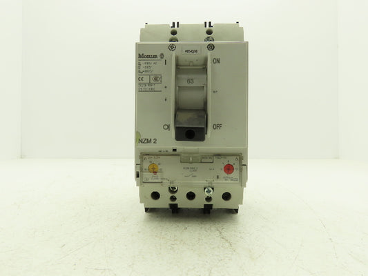 Moeller NZMB2 A63-NA Circuit Breaker 63A 600VAC 3 Pole