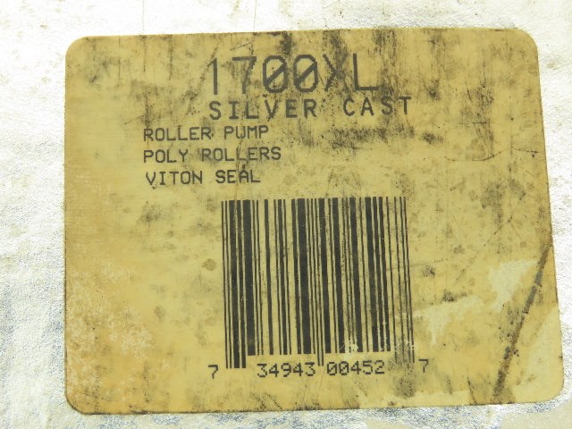 Hypro 1700XL 5-Roller Pump 1"NPT 15/16"Shaft  -Missing Internal Rollers-