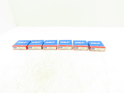 SKF 6208-2RS1 Single Row Ball Bearing 40mm-ID 80mm-OD 18mm-W Lot Of 6