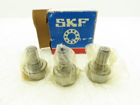 SKF NUKR40 Cam Follower 40mm-OD 20mm-Outer Ring W 18mm Stud Lot Of 3