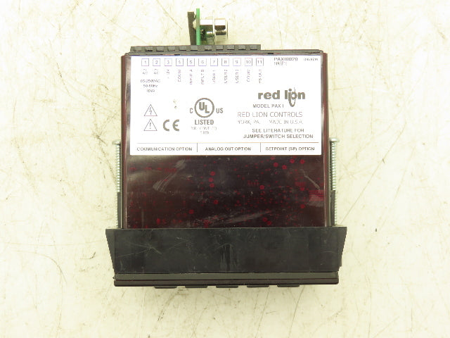 Red Lion Controls PAXI0020 Voltage And Current Meter 6 Digit LCD Display 250VDC
