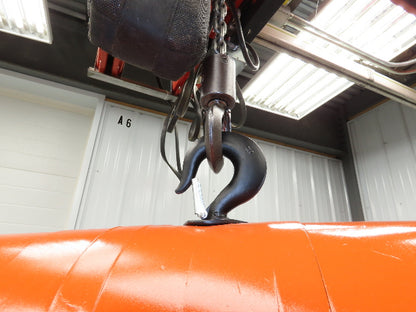 CM Lodestar L 1 Ton Electric Chain Hoist 16 FPM 14' Lift 230/460 Volt 3PH