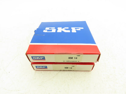 SKF KM14 Lock Nut M70x2-Bore Thread 70mm Bore 92mm-OD 12mm-W Lot Of 2