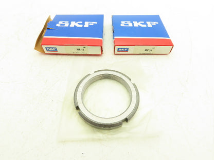SKF KM14 Lock Nut M70x2-Bore Thread 70mm Bore 92mm-OD 12mm-W Lot Of 2