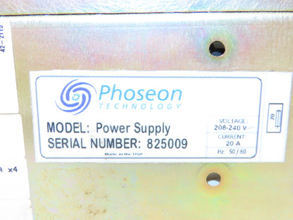 TDI Phoseon MES050B-60BAB00 MPS Power Supply 60VDC 139621-60BAB00